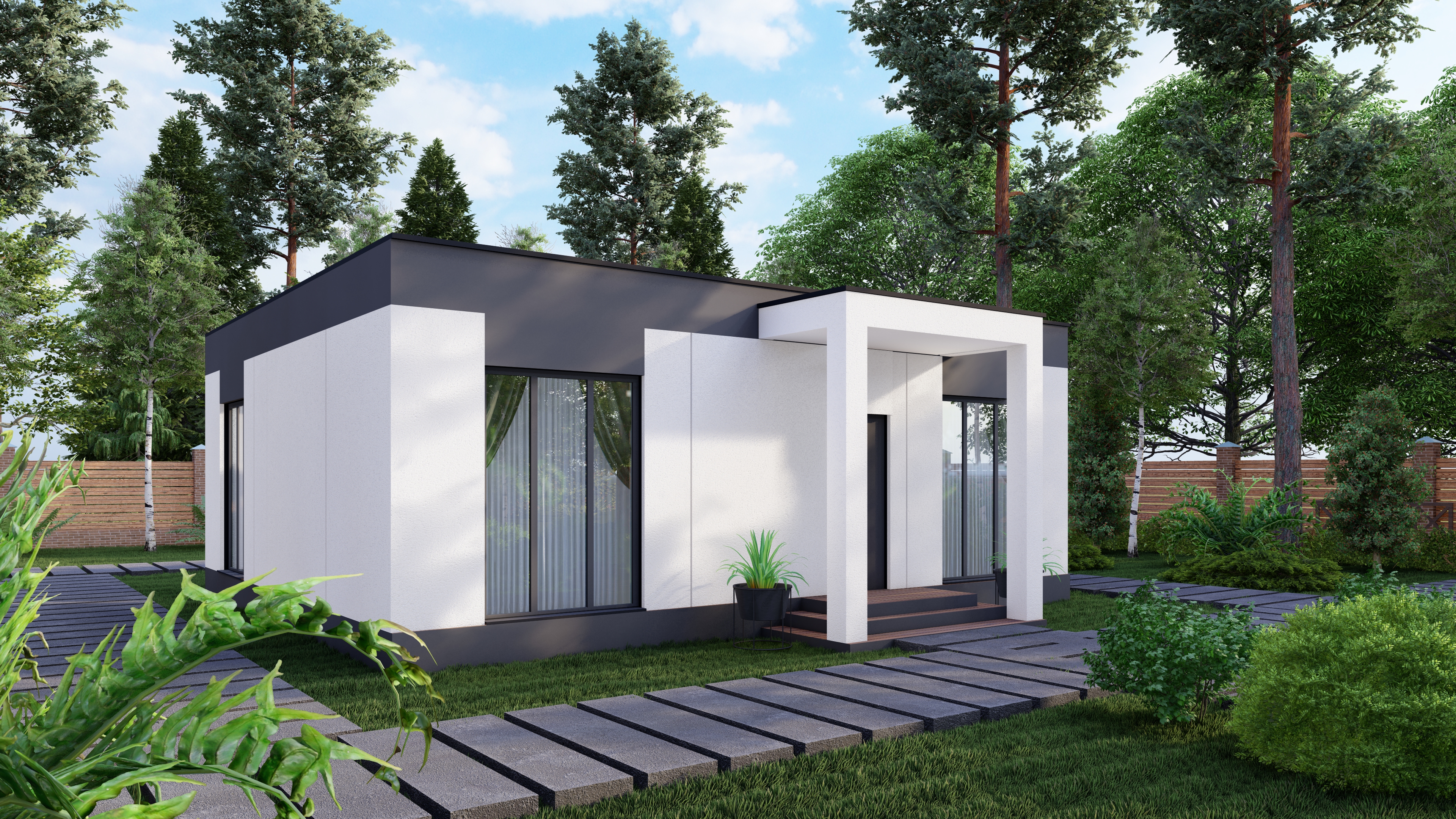 Компактный дом